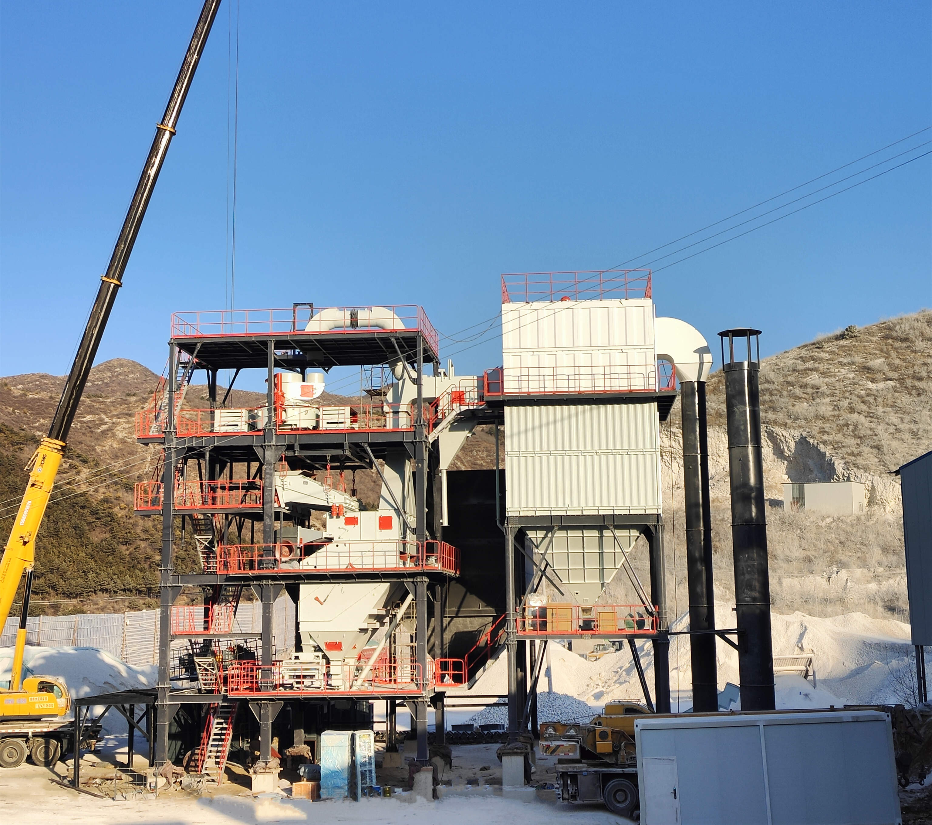 生產(chǎn)高品質(zhì)機(jī)制砂，請(qǐng)選擇唐山金路V9干式制砂樓